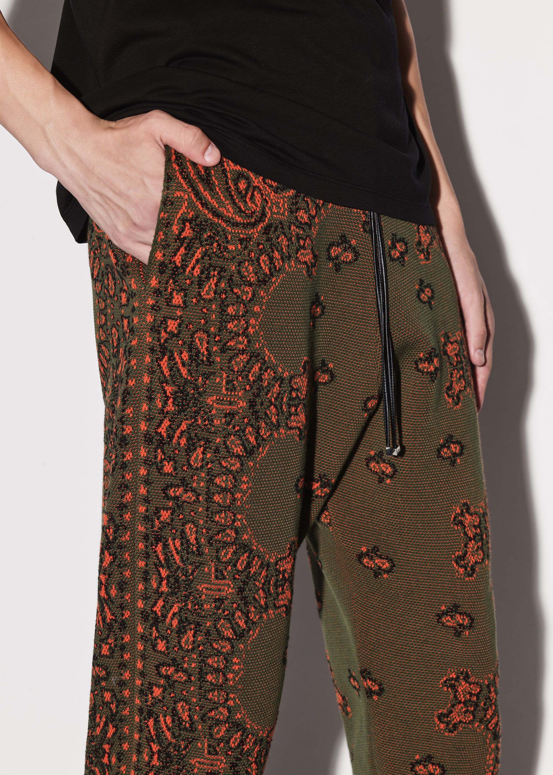 BANDANA B-BALL SWEATPANTS - GREEN / ORANGE sold by AMIRI product image thumbnail 5