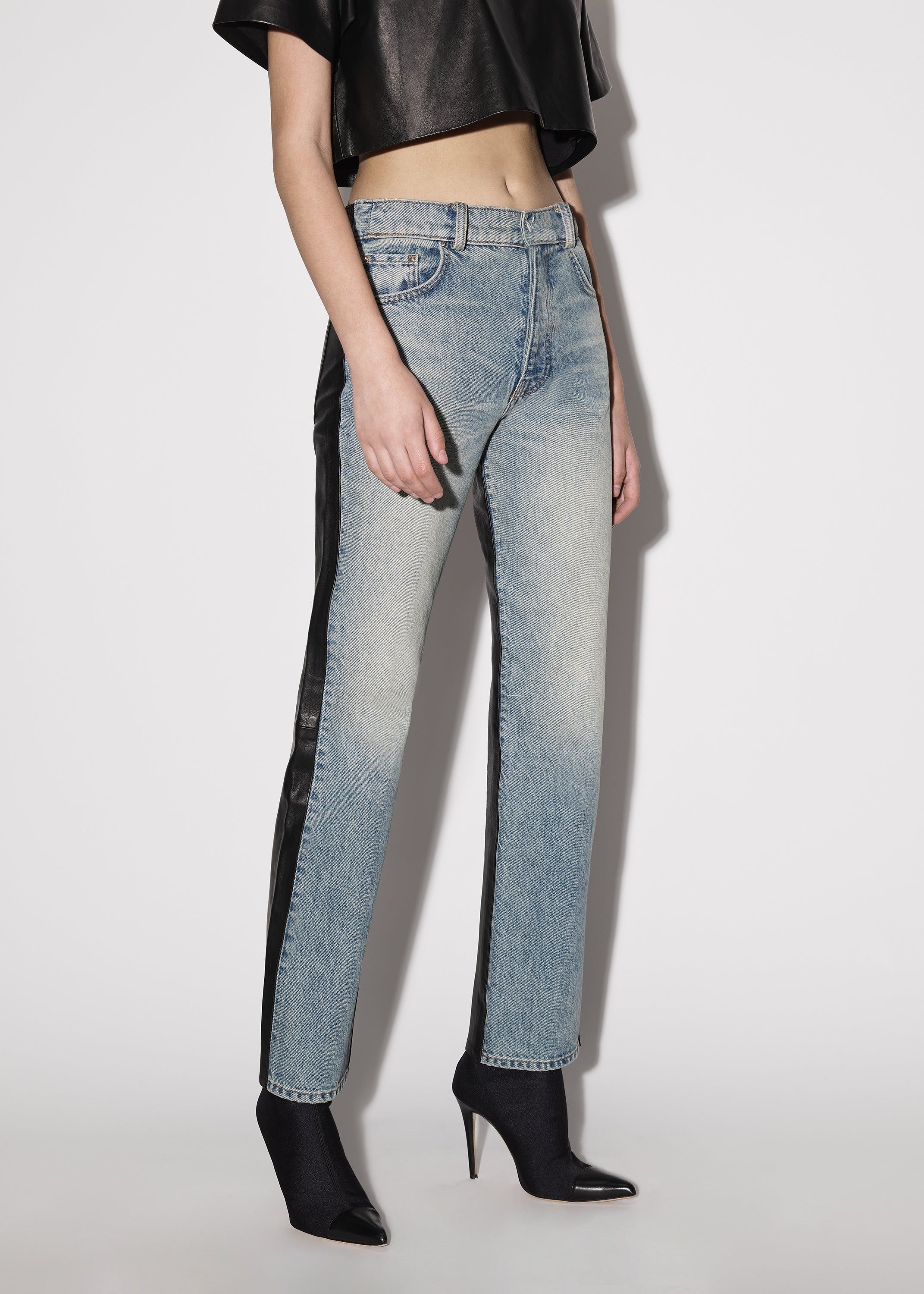WOMEN - COMBO STRAIGHT - Vintage Indigo / Black sold by AMIRI product image thumbnail 4