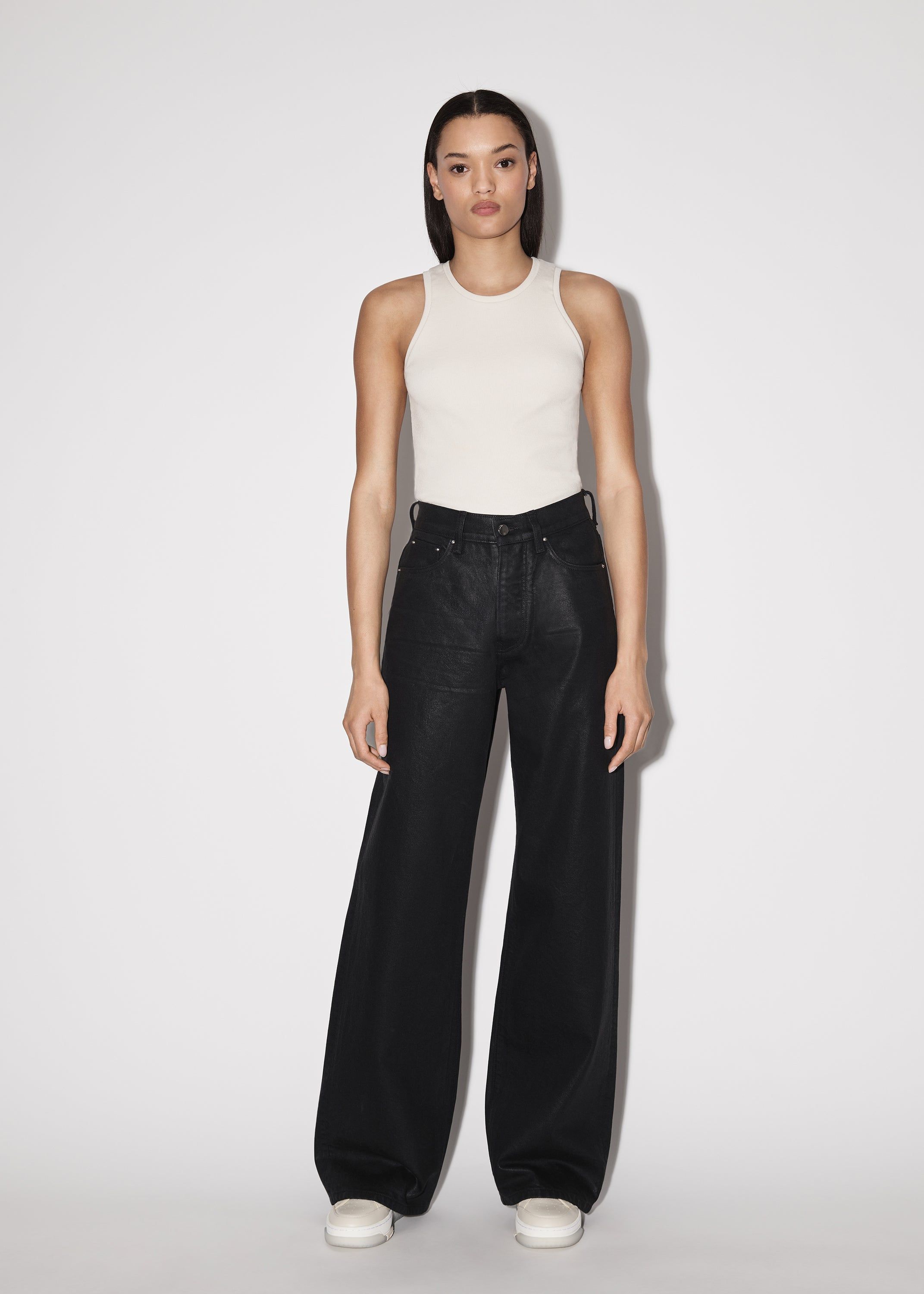 WOMEN - HIGH RISE WIDE LEG - BLACK sold by AMIRI product image thumbnail 2