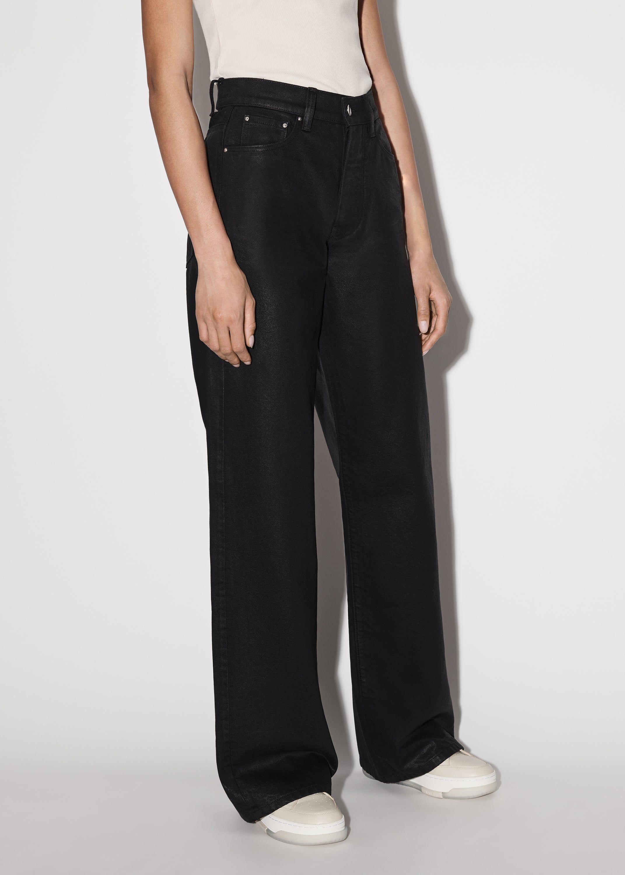 WOMEN - HIGH RISE WIDE LEG - BLACK sold by AMIRI product image thumbnail 4