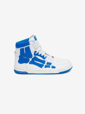 SKEL-TOP HI - WHITE / BLUE sold by AMIRI