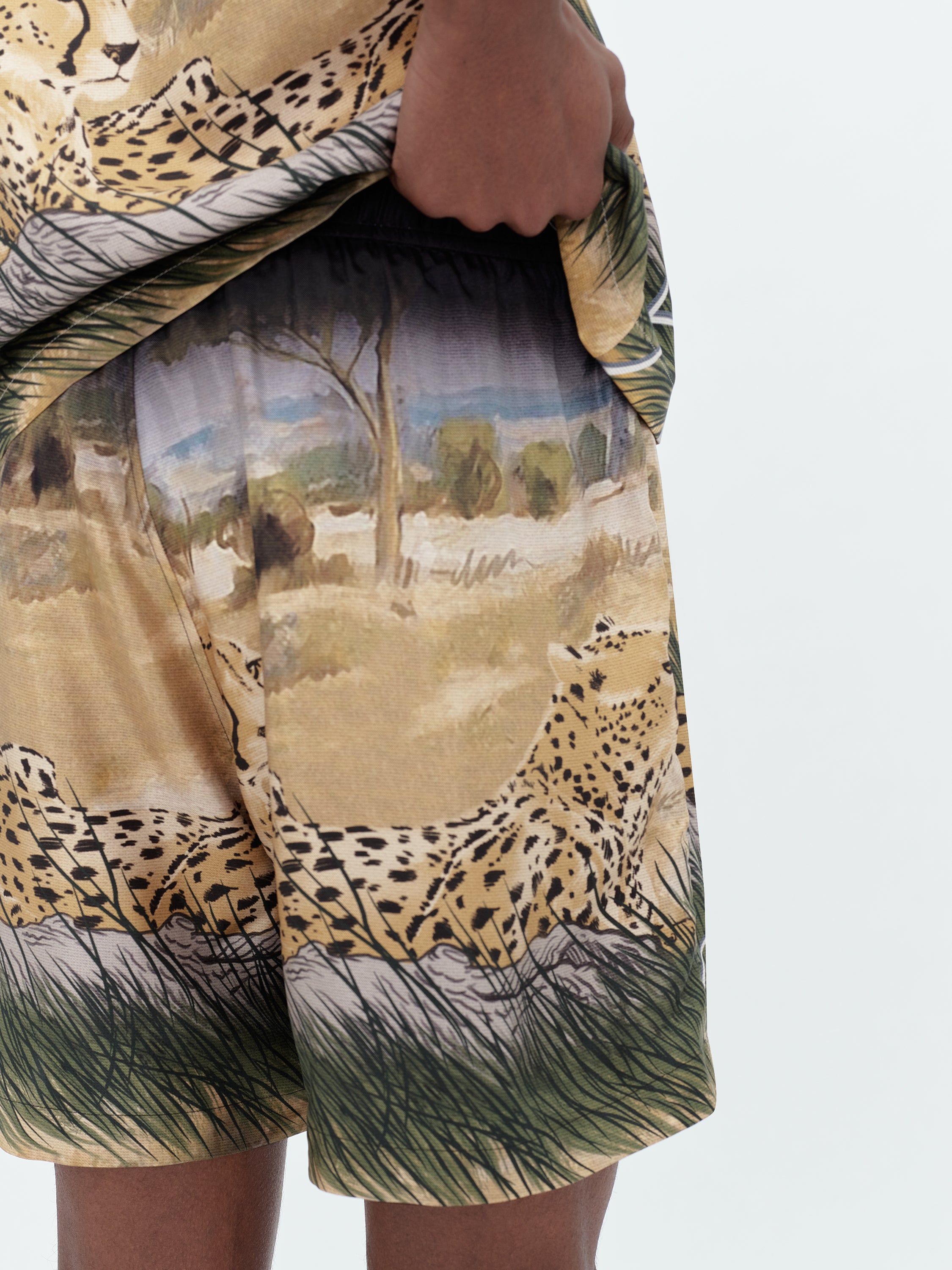 CHEETAH PRINT DRAWSTRING SHORT - MULTI sold by AMIRI product image thumbnail 7