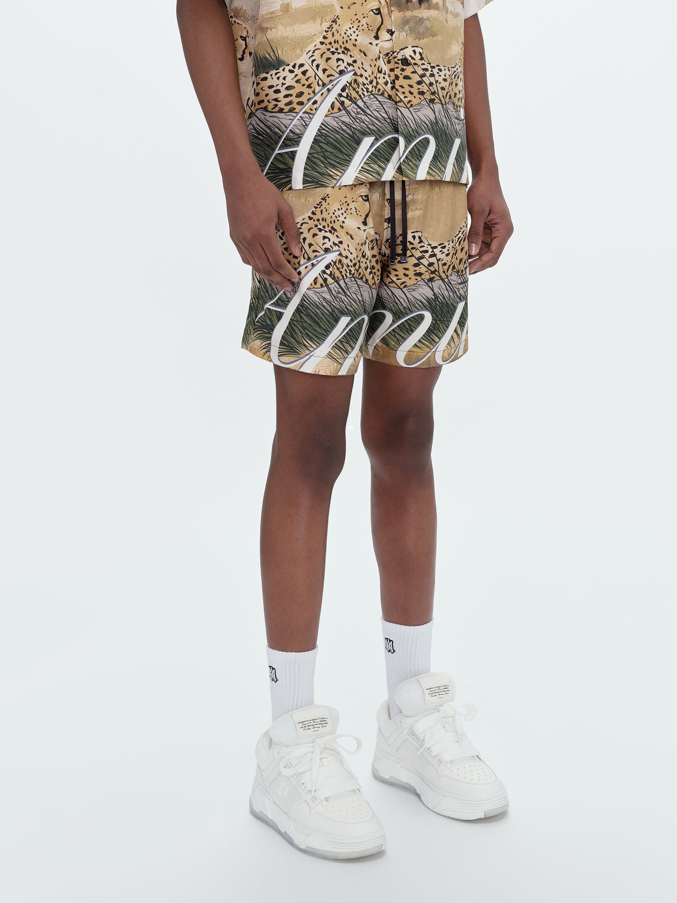 CHEETAH PRINT DRAWSTRING SHORT - MULTI sold by AMIRI product image thumbnail 4