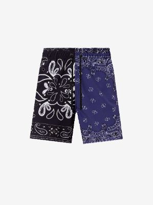 BANDANA SWIM TRUNK - NAVY sold by AMIRI