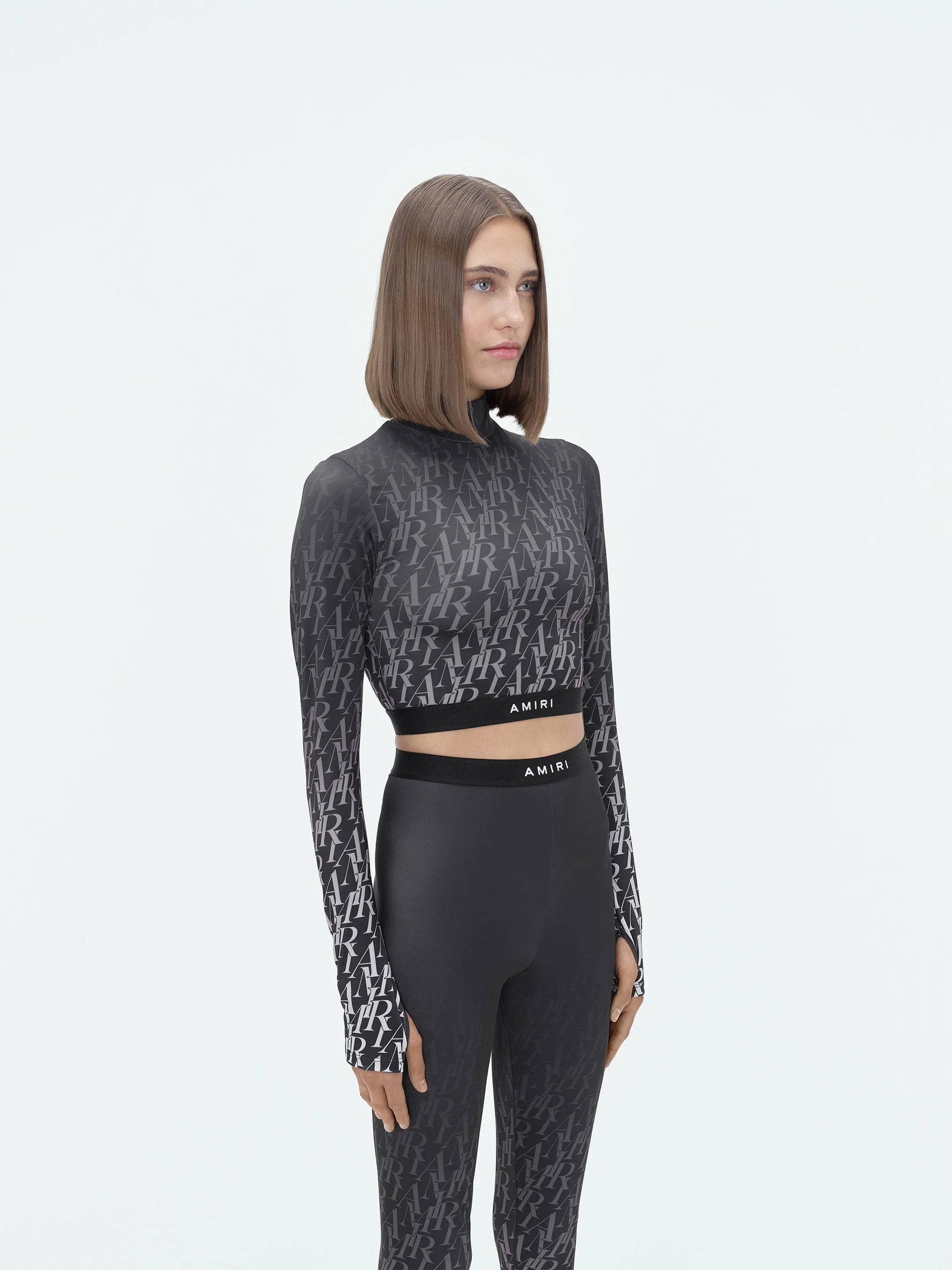 WOMEN - AMIRI BURNOUT LS TOP - Black sold by AMIRI product image thumbnail 4