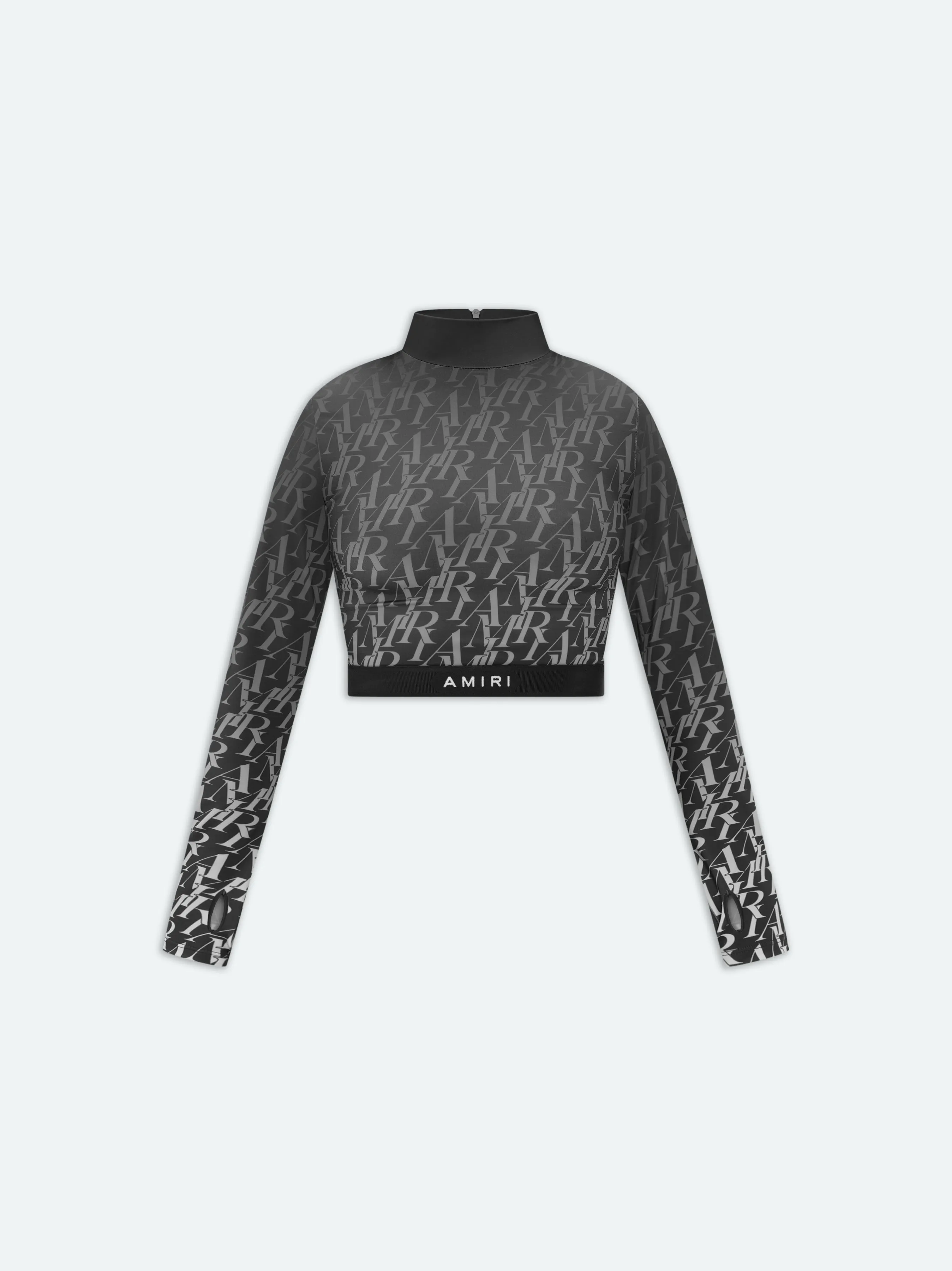 WOMEN - AMIRI BURNOUT LS TOP - Black sold by AMIRI