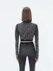 WOMEN - AMIRI BURNOUT LS TOP - Black sold by AMIRI