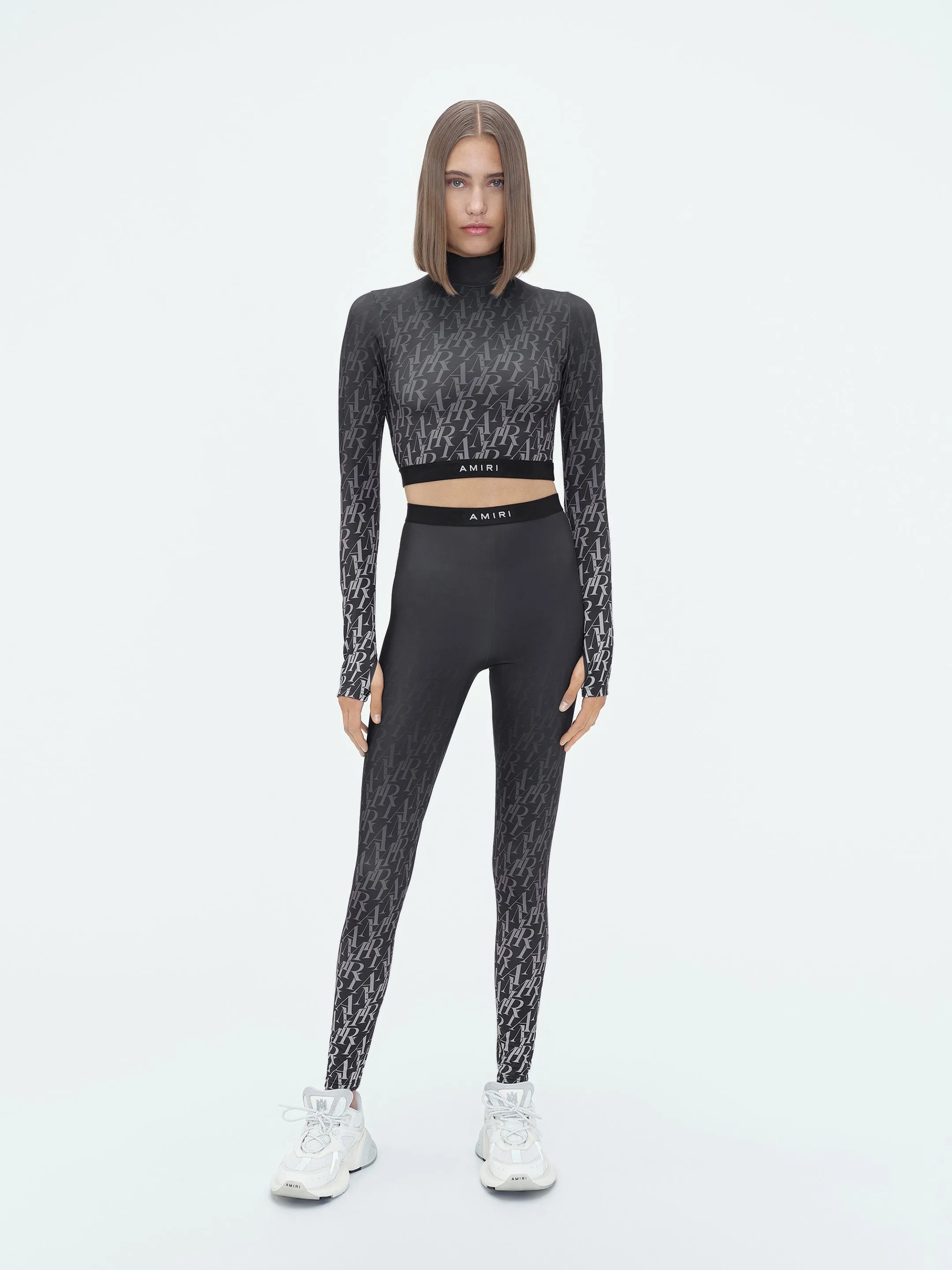 WOMEN - AMIRI BURNOUT LS TOP - Black sold by AMIRI product image thumbnail 2