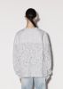 WOMEN - DROP NEEDLE CREWNECK - HEATHER GREY sold by AMIRI