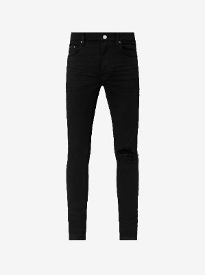 CRYSTAL TRACK JEAN - OVERDYED BLACK made by AMIRI