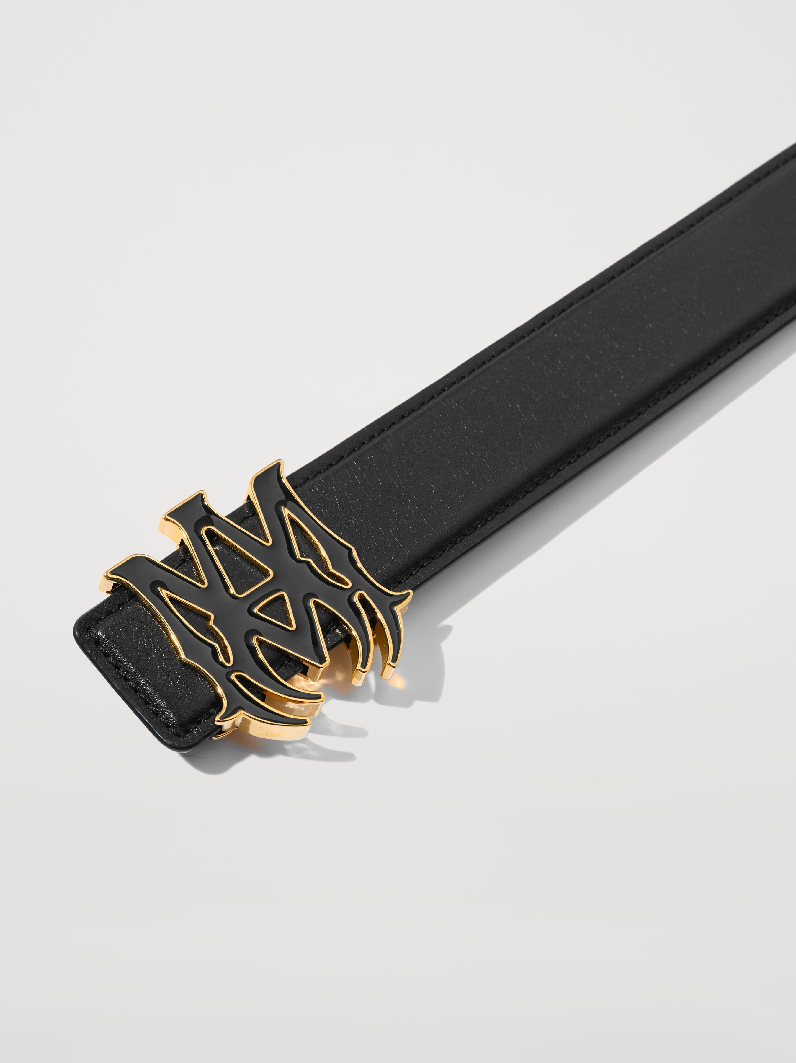 "MA" 4CM BELT - BLACK sold by AMIRI product image thumbnail 3