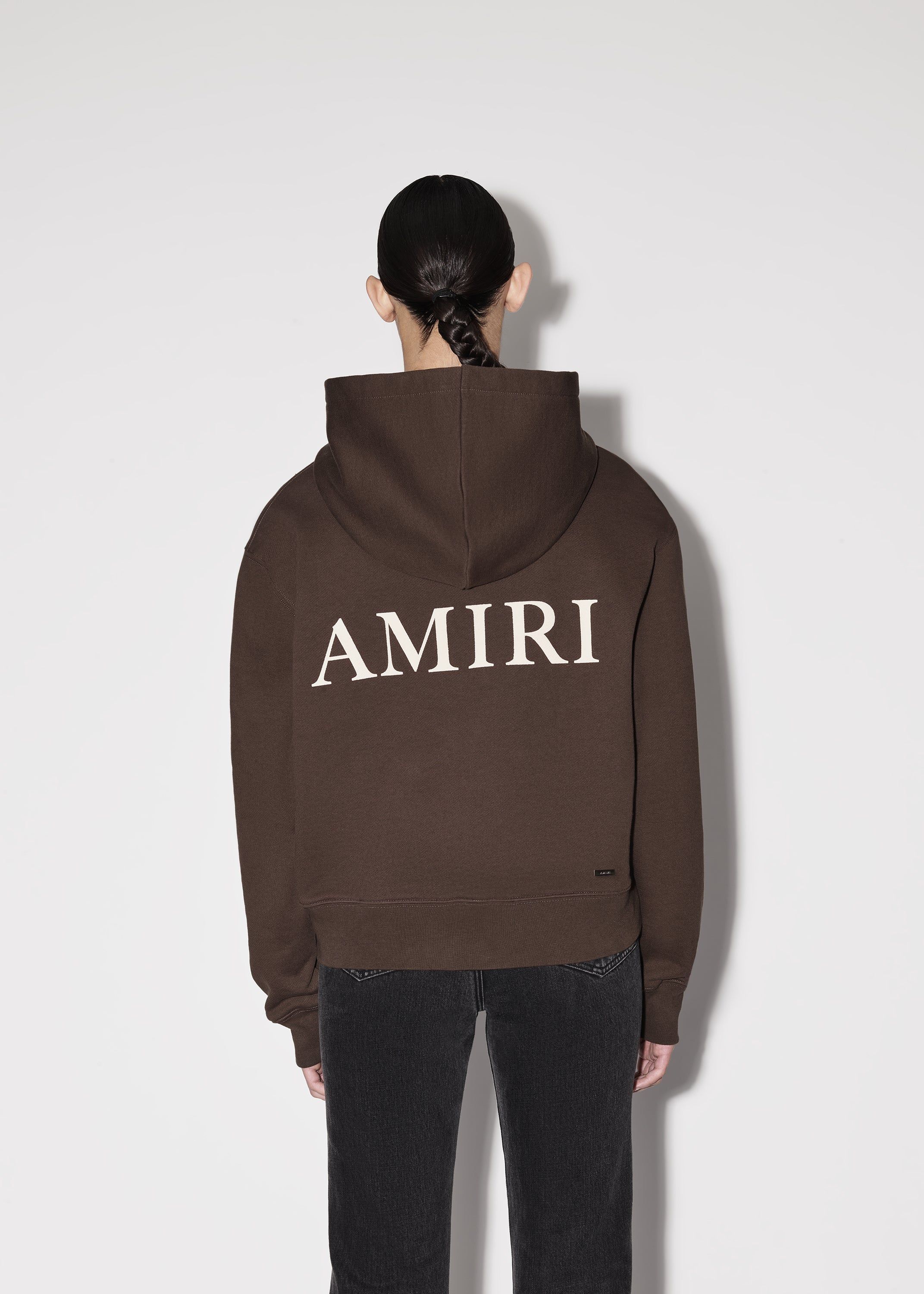 WOMEN - AMIRI "PUFF LOGO HOODIE - BROWN sold by AMIRI product image thumbnail 5