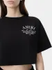 WOMEN - WOMEN'S ARTS DISTRICT CROPPED TEE - Black sold by AMIRI