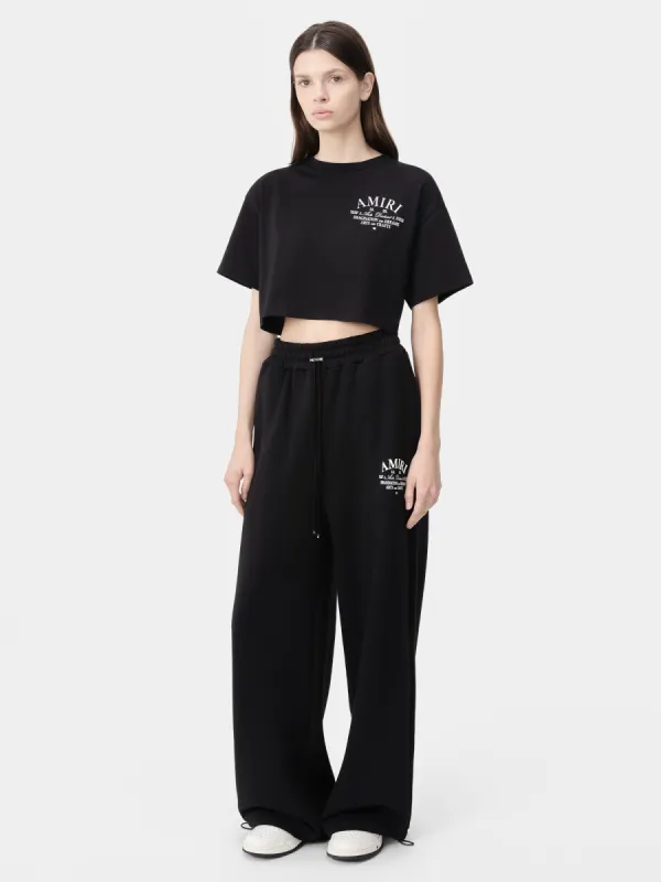 WOMEN - WOMEN'S ARTS DISTRICT CROPPED TEE - Black sold by AMIRI