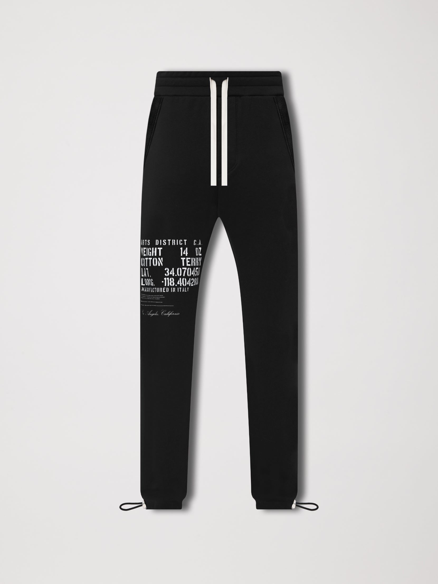 MILITARY STENCIL SWEATPANT - BLACK sold by AMIRI
