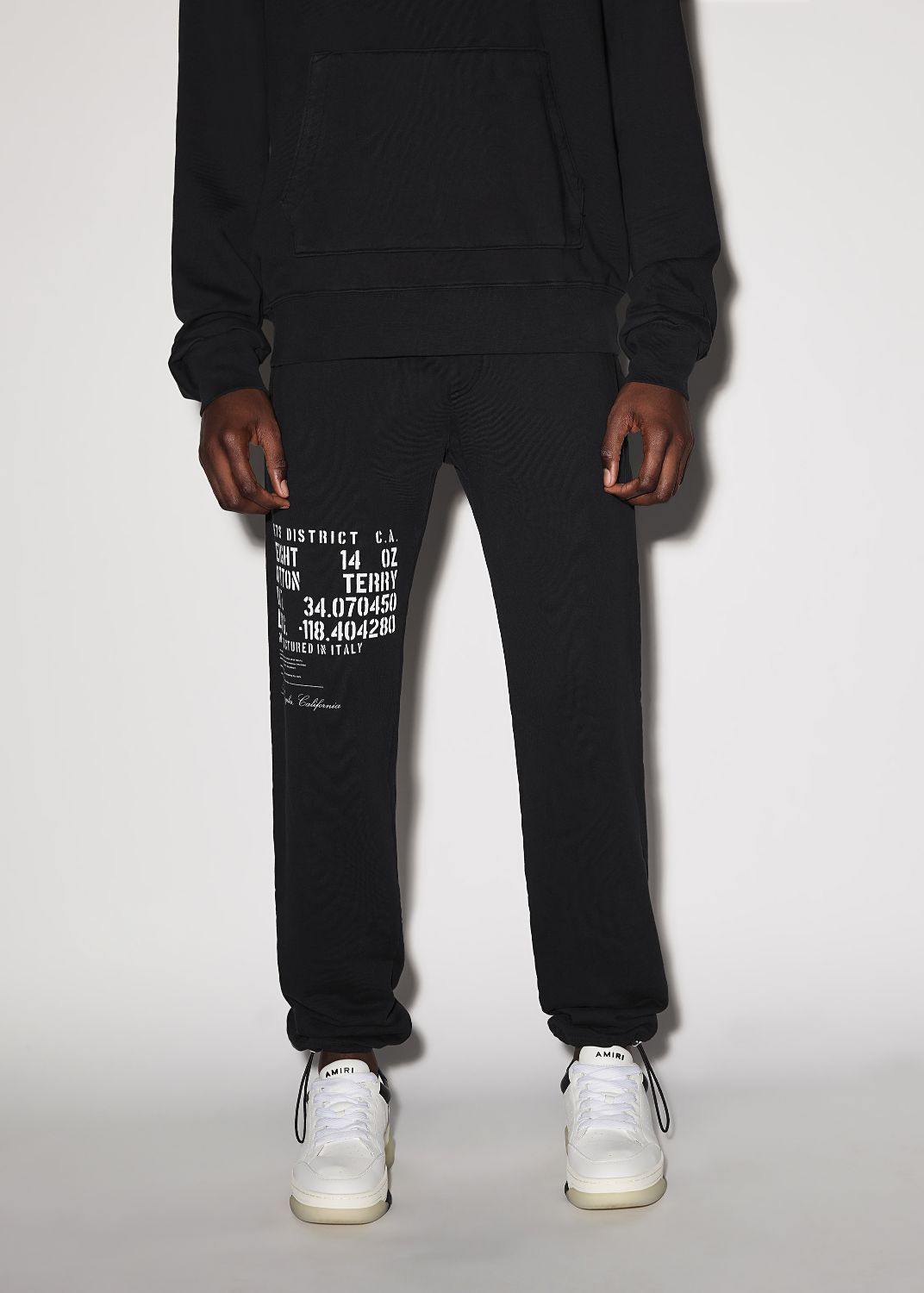 MILITARY STENCIL SWEATPANT - BLACK sold by AMIRI product image thumbnail 2