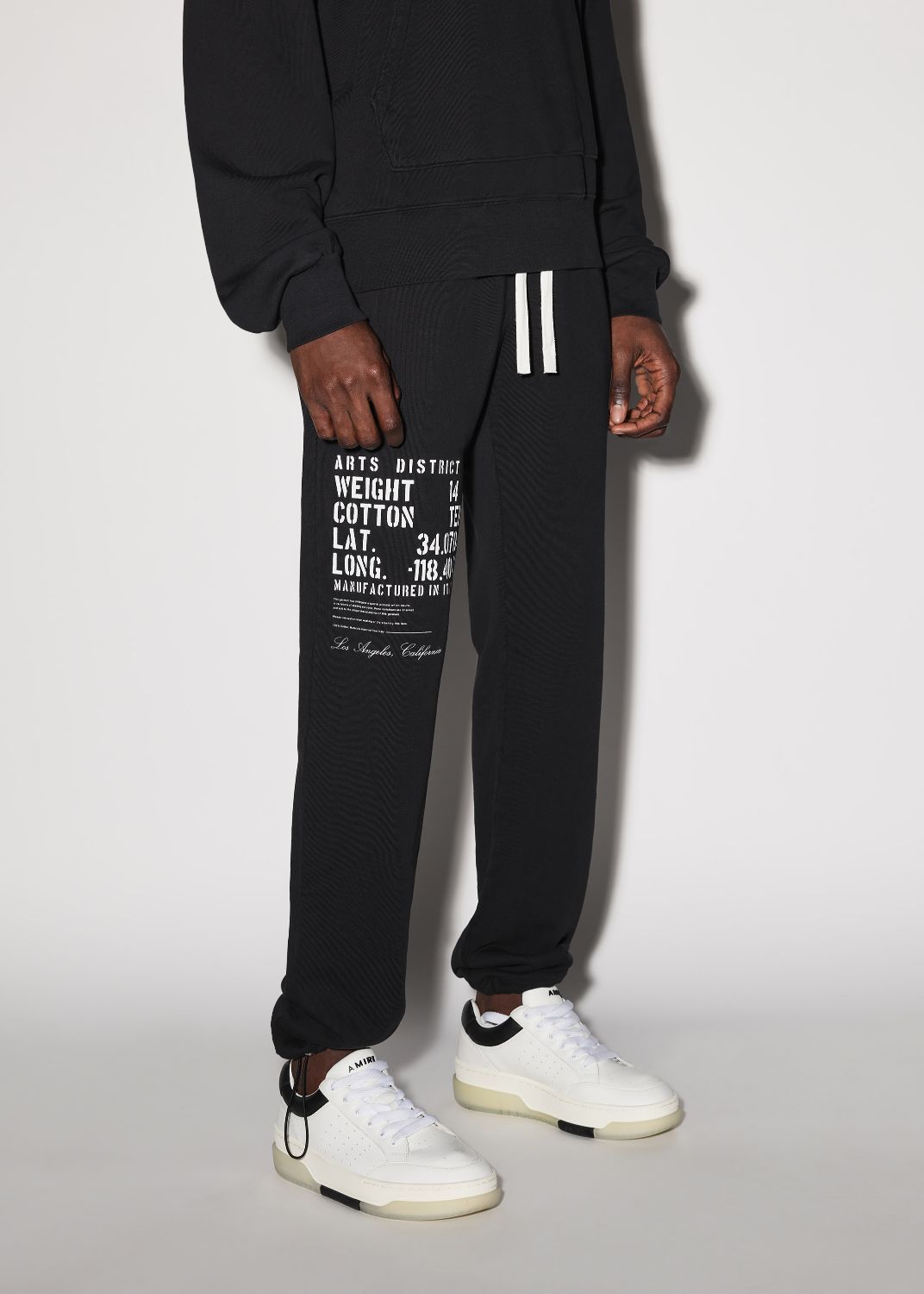 MILITARY STENCIL SWEATPANT - BLACK sold by AMIRI product image thumbnail 3