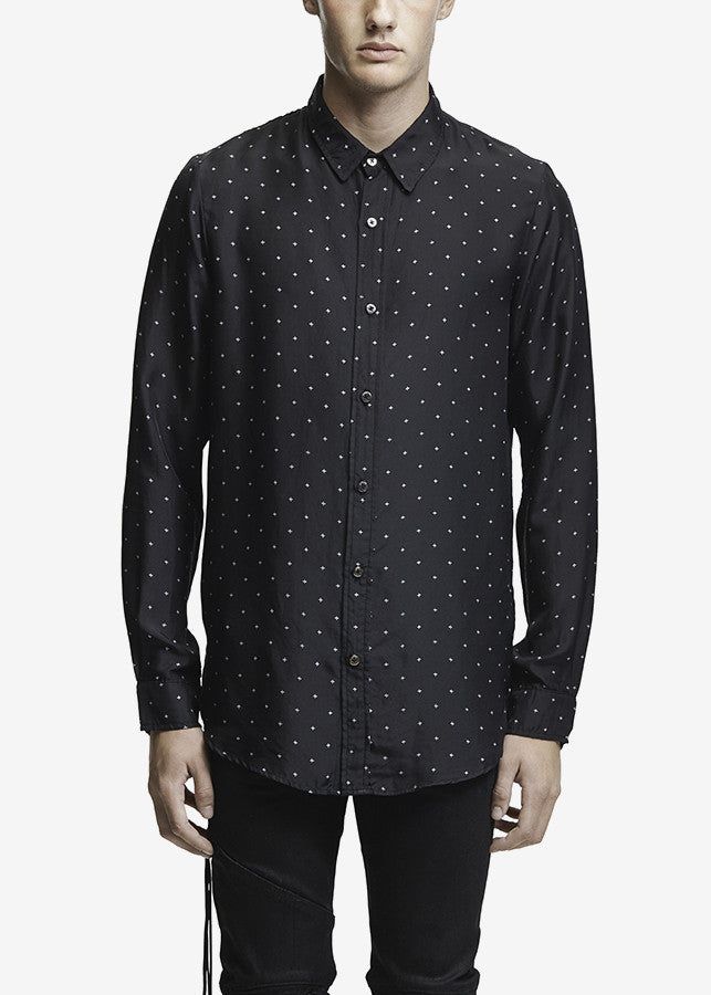 Silk Star Shirt Black sold by AMIRI