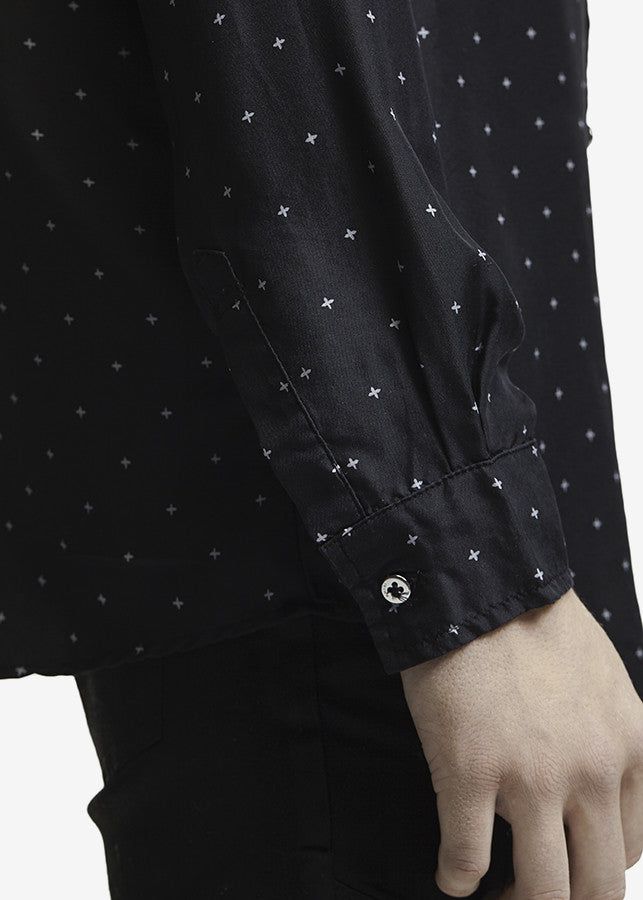 Silk Star Shirt Black sold by AMIRI product image thumbnail 4