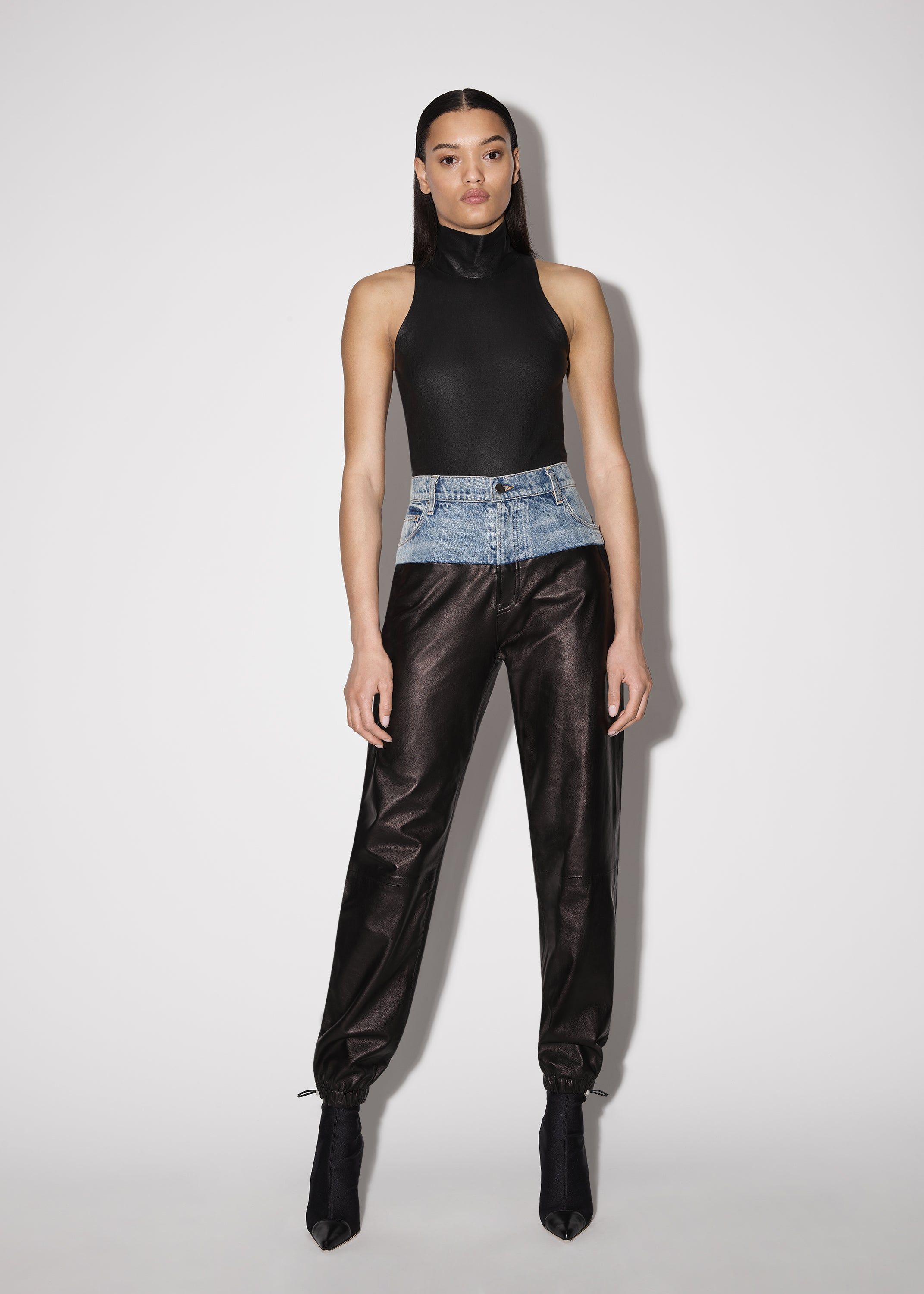 WOMEN - HYBRID SWEATPANT - Vintage Indigo / Black sold by AMIRI product image thumbnail 2