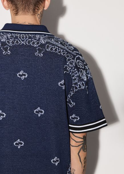 BANDANA POLO - BLUE sold by AMIRI product image thumbnail 5