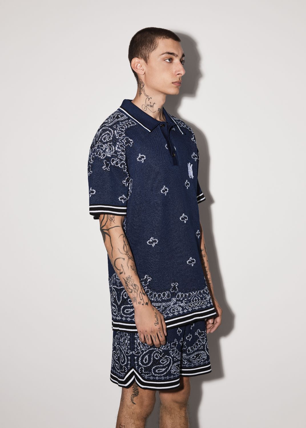 BANDANA POLO - BLUE sold by AMIRI product image thumbnail 3