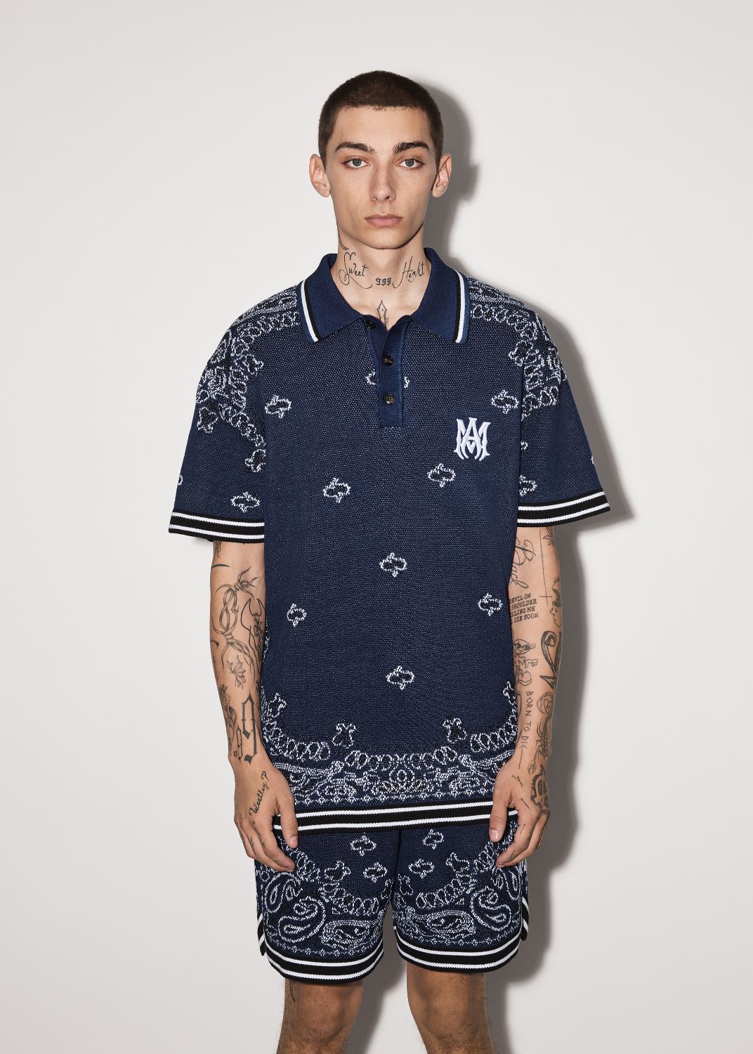 BANDANA POLO - BLUE sold by AMIRI product image thumbnail 2