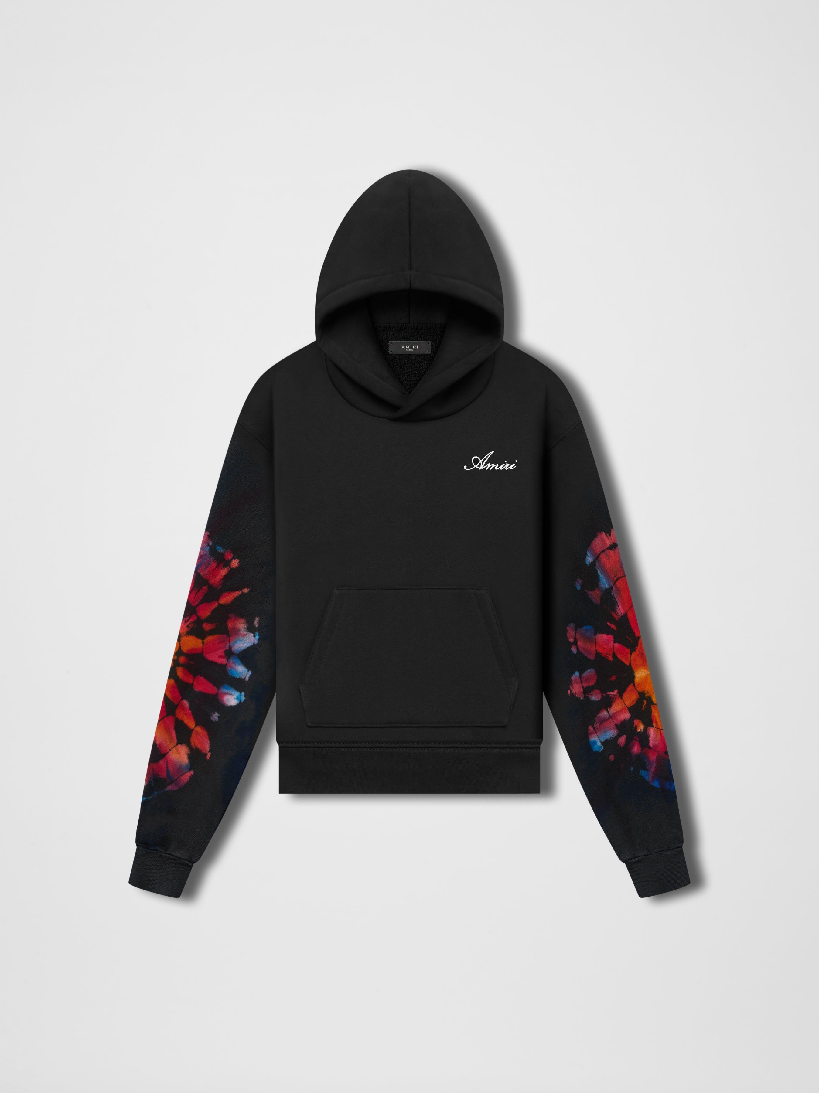 WOMEN - SPOT TIE DYE HOODIE - BLACK sold by AMIRI