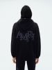 AMIRI STAGGERED HOODIE - BLACK sold by AMIRI