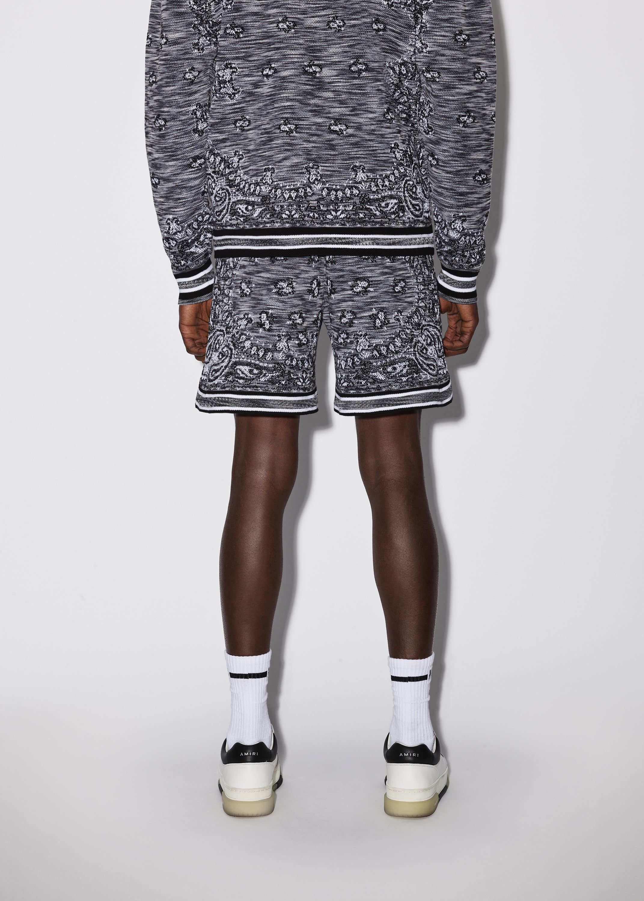 SPACE DYE BANDANA SHORTS - BLACK sold by AMIRI product image thumbnail 4