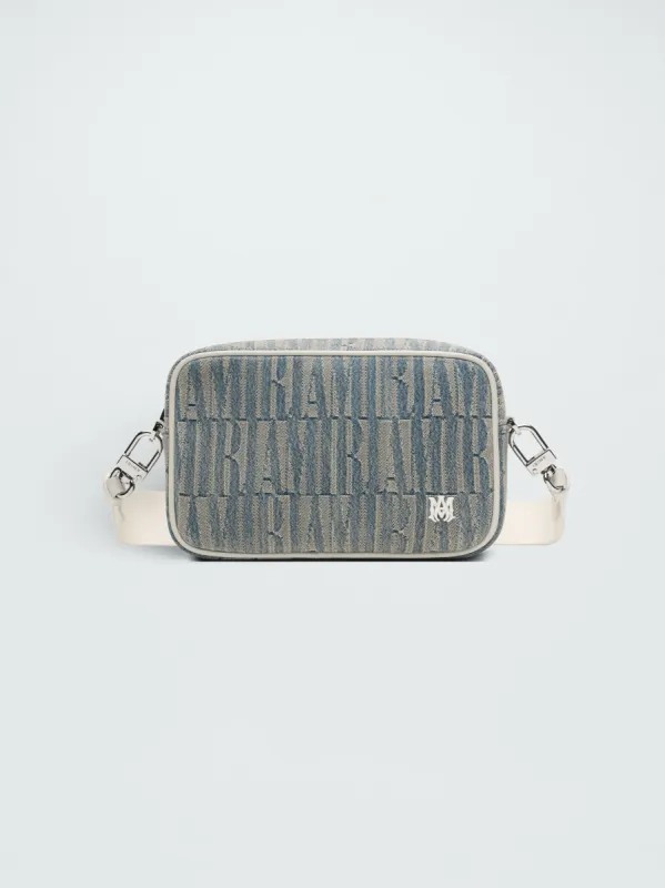 AMIRI JACQUARD CAMERA BAG - CLAY_INDIGO made by AMIRI