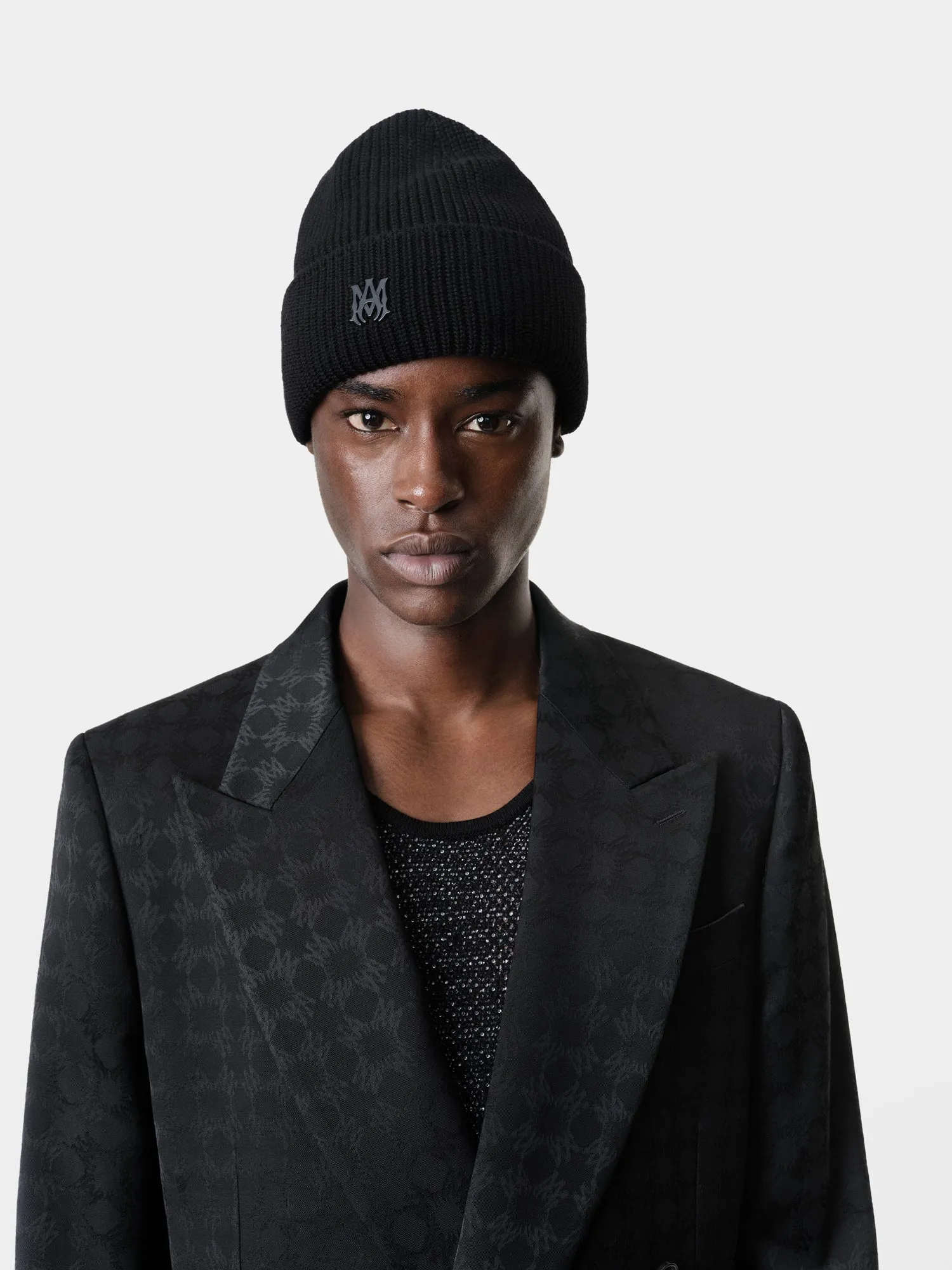 MA BEANIE - Black sold by AMIRI product image thumbnail 3