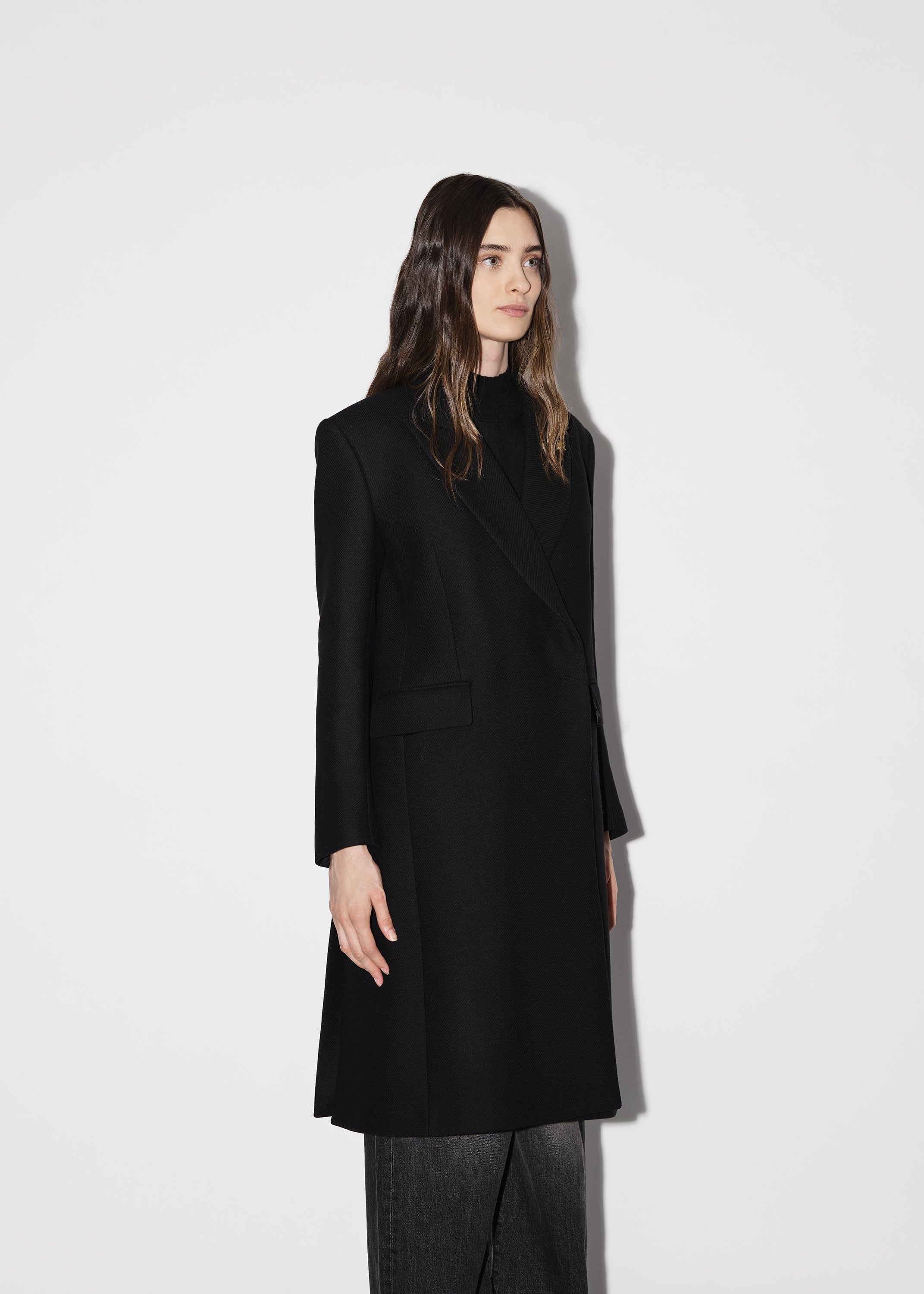 WOMEN - LONG COAT - BLACK sold by AMIRI product image thumbnail 4