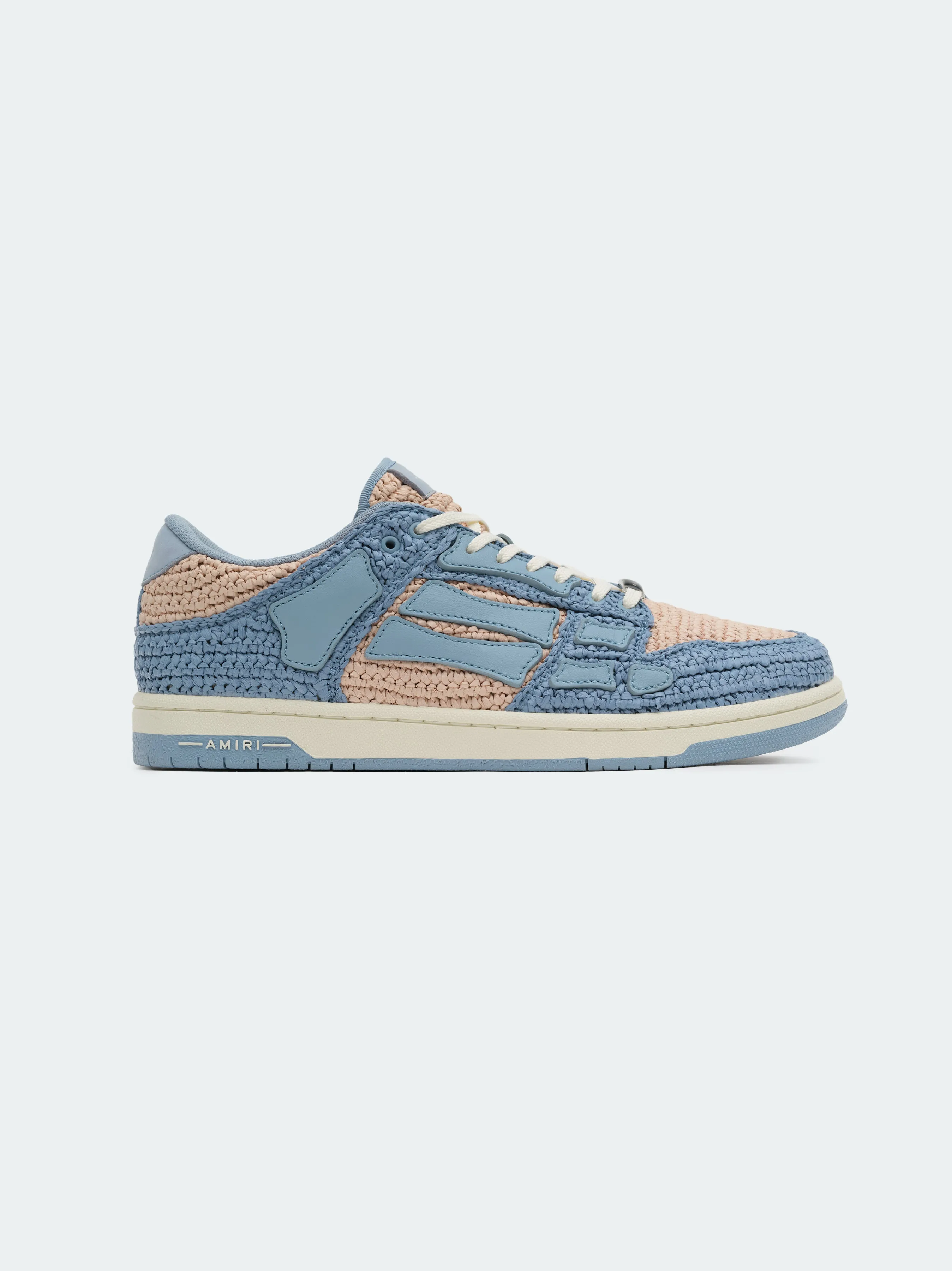 RAFFIA SKEL TOP LOW - Blue sold by AMIRI