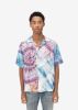PATCHWORK TIE DYE SHORT SLEEVE SHIRT - MULTI sold by AMIRI