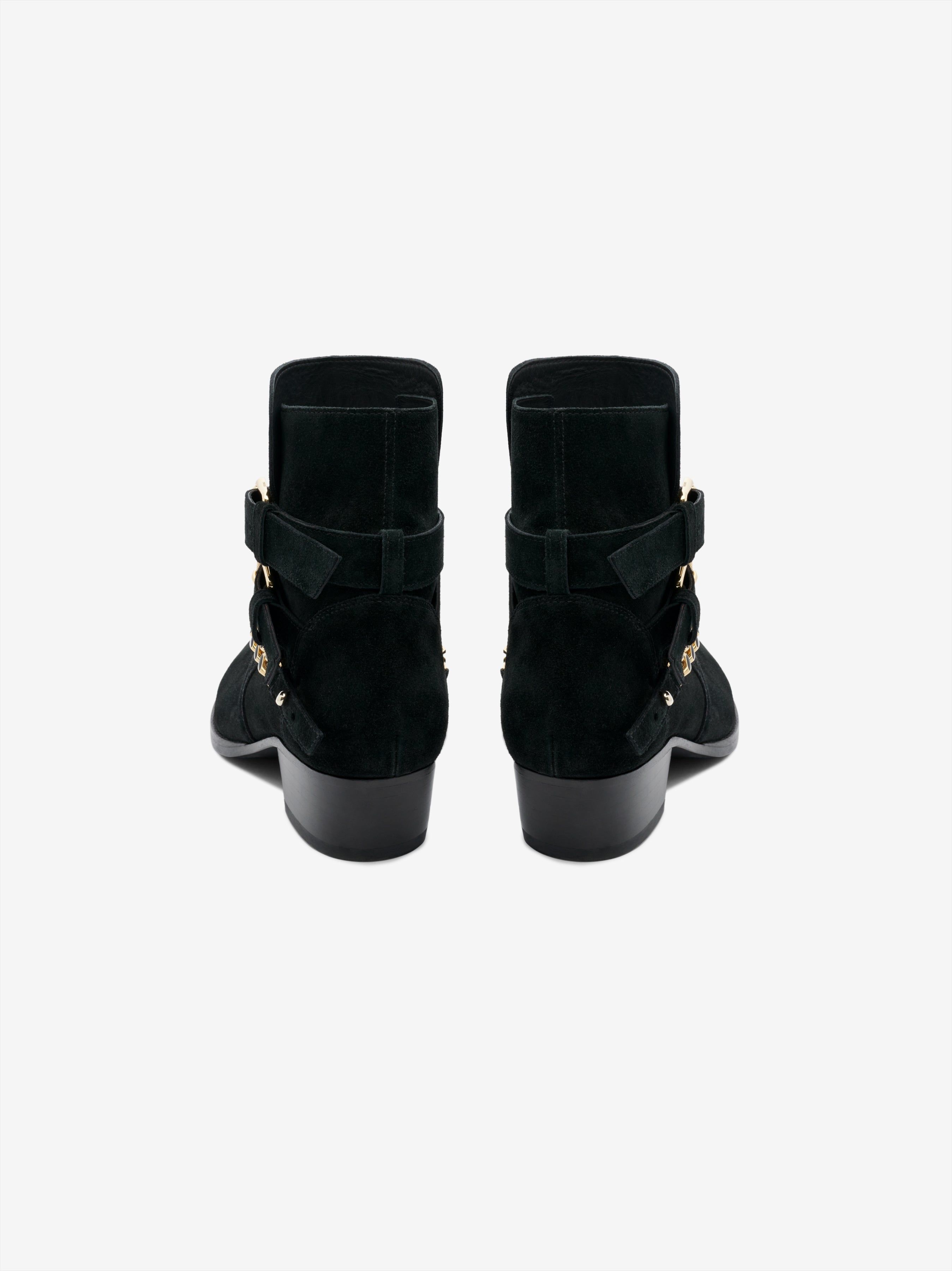 Suede Jodhpur Chain Boot - Black sold by AMIRI product image thumbnail 4
