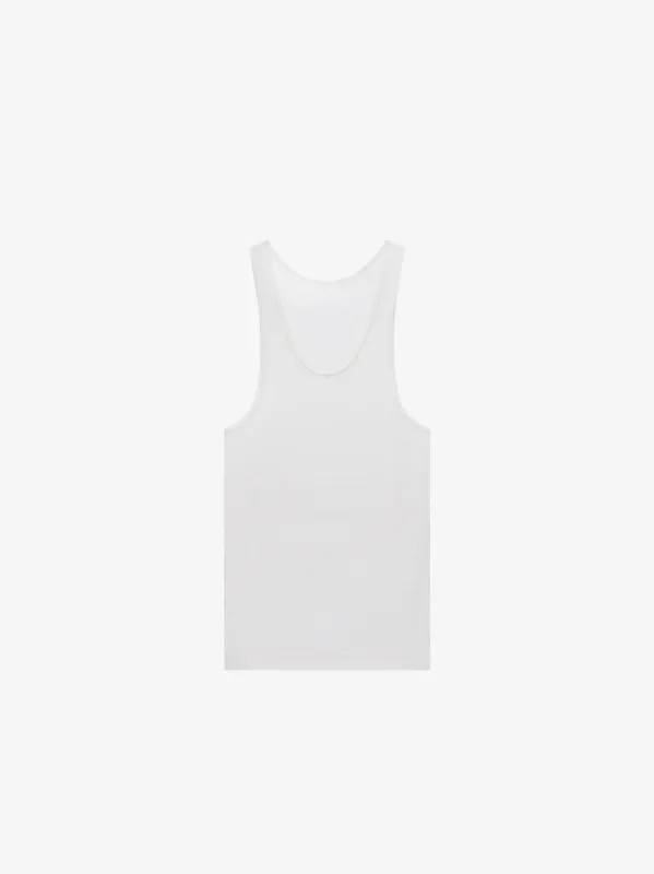 JERSEY TANK TOP - White made by AMIRI