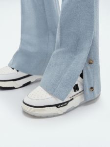 RELAXED TAILORED FLARE PANT - DUSTY BLUE sold by AMIRI