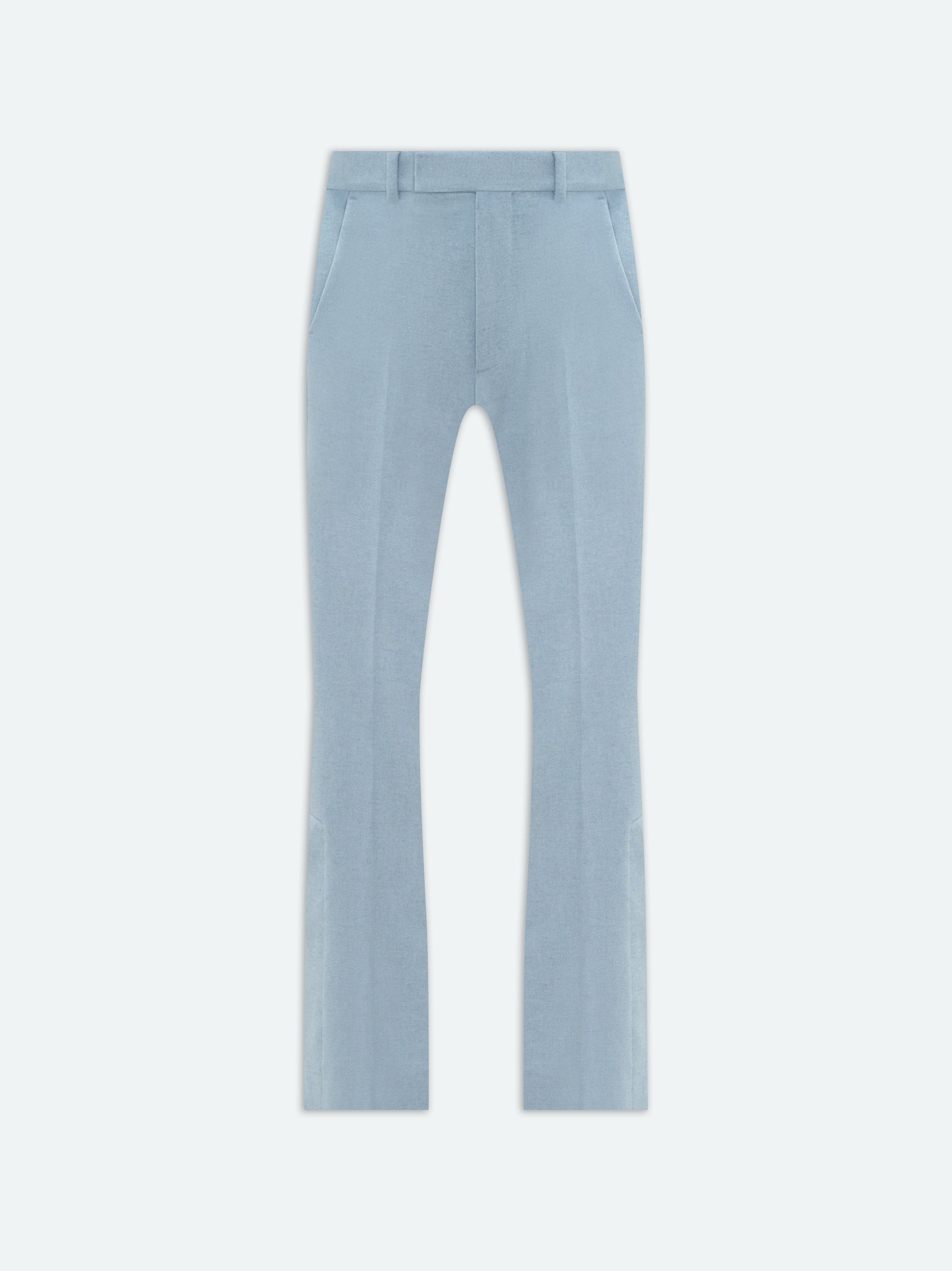 RELAXED TAILORED FLARE PANT - DUSTY BLUE sold by AMIRI