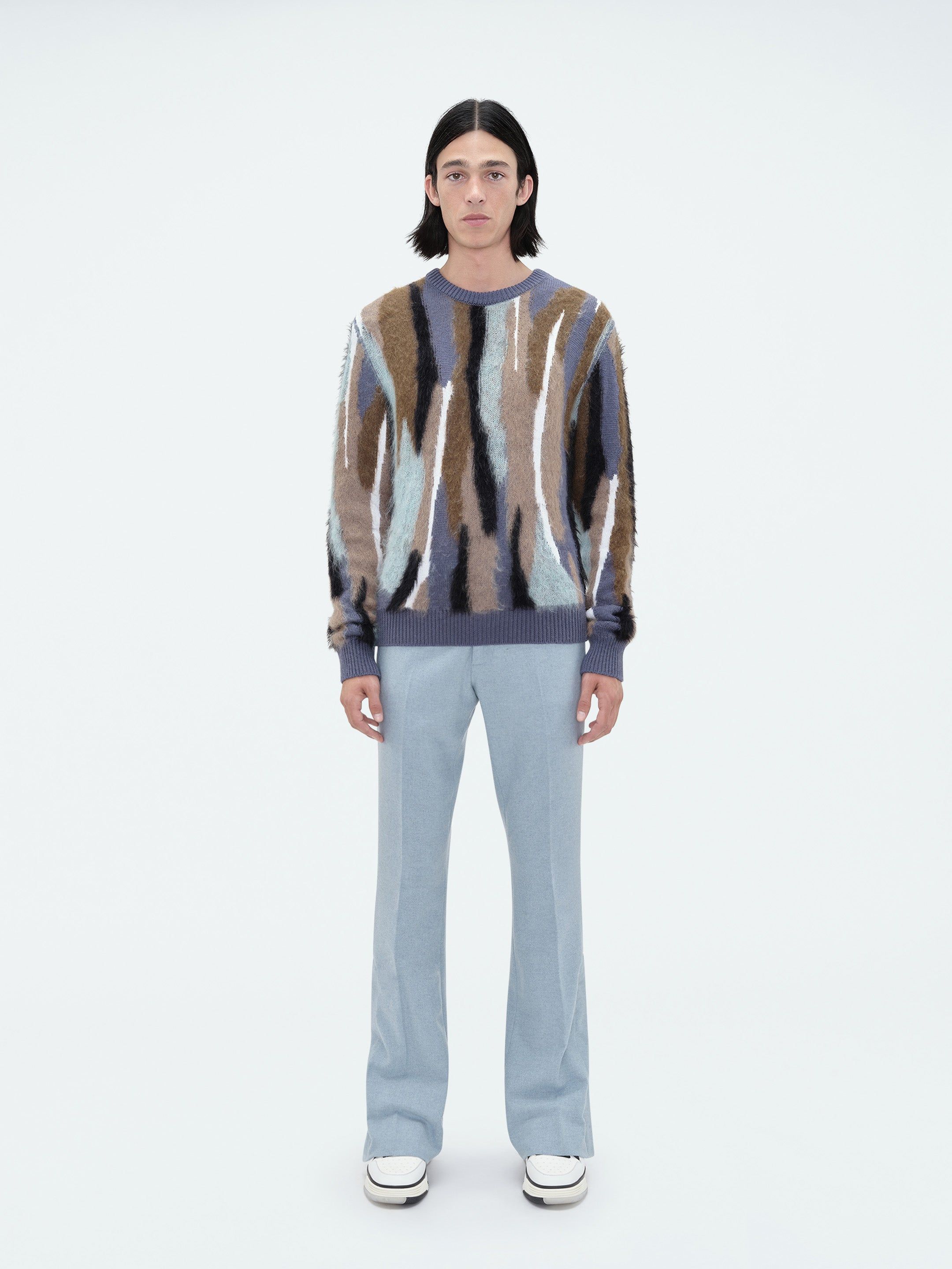 RELAXED TAILORED FLARE PANT - DUSTY BLUE sold by AMIRI product image thumbnail 2