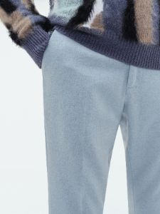 RELAXED TAILORED FLARE PANT - DUSTY BLUE sold by AMIRI