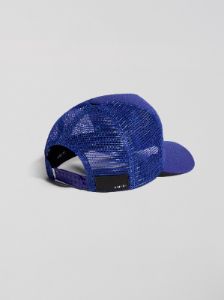 3 STAR TRUCKER HAT - BLUE WHITE sold by AMIRI