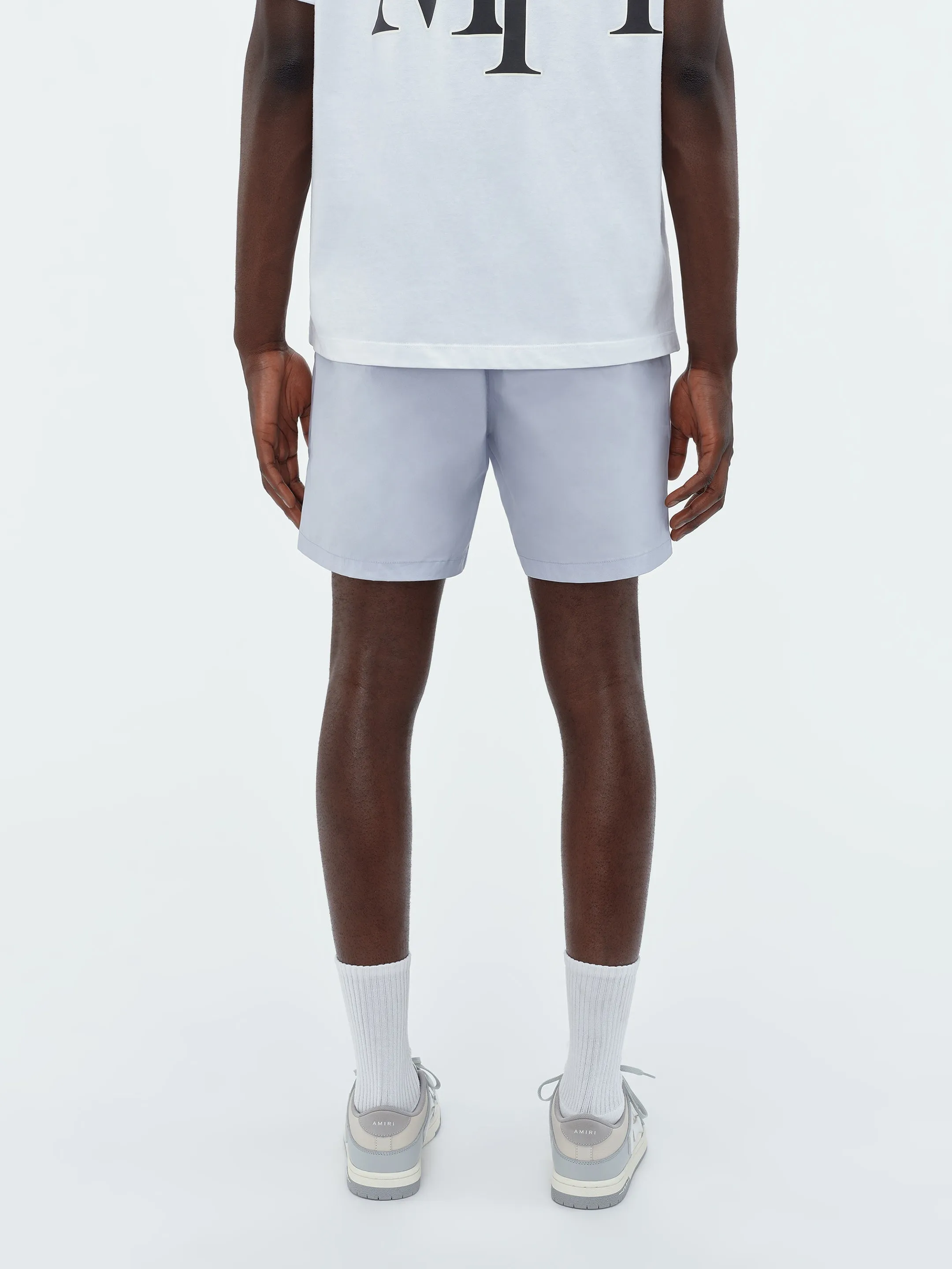 AMIRI STACK LOGO SWIM TRUNK - Gray Dawn sold by AMIRI product image thumbnail 5