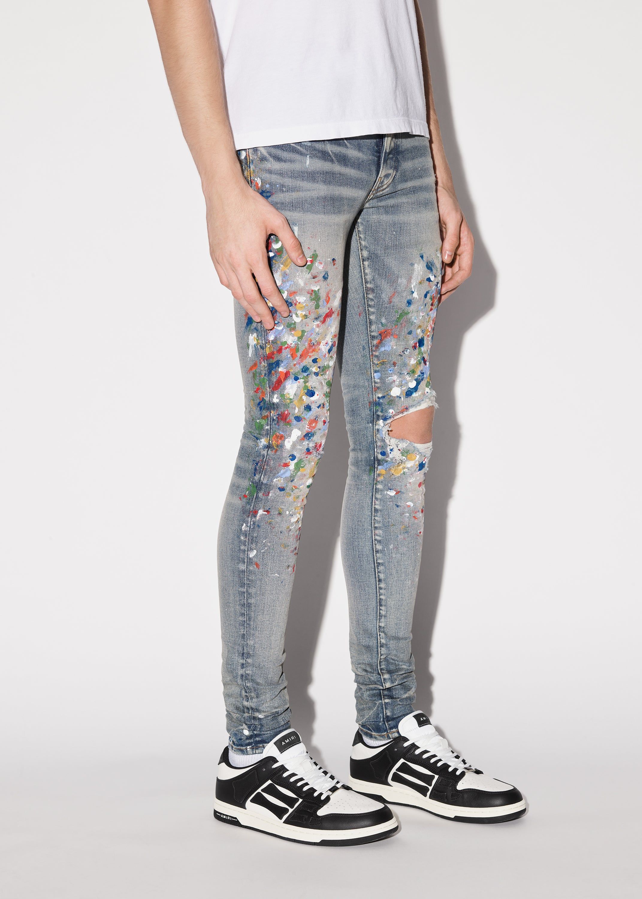 SKINNY PAINTER JEAN - CLAY INDIGO sold by AMIRI product image thumbnail 4