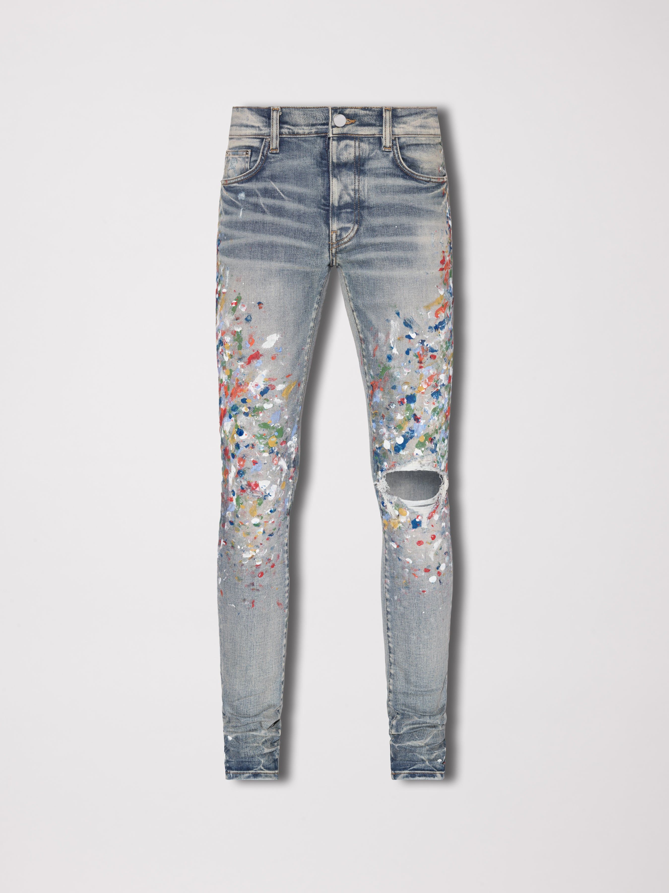 SKINNY PAINTER JEAN - CLAY INDIGO sold by AMIRI