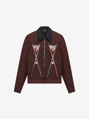 BILLIARDS JACKET - BROWN sold by AMIRI