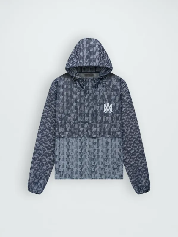 AMIRI JACQUARD ANORAK - WASHED INDIGO made by AMIRI