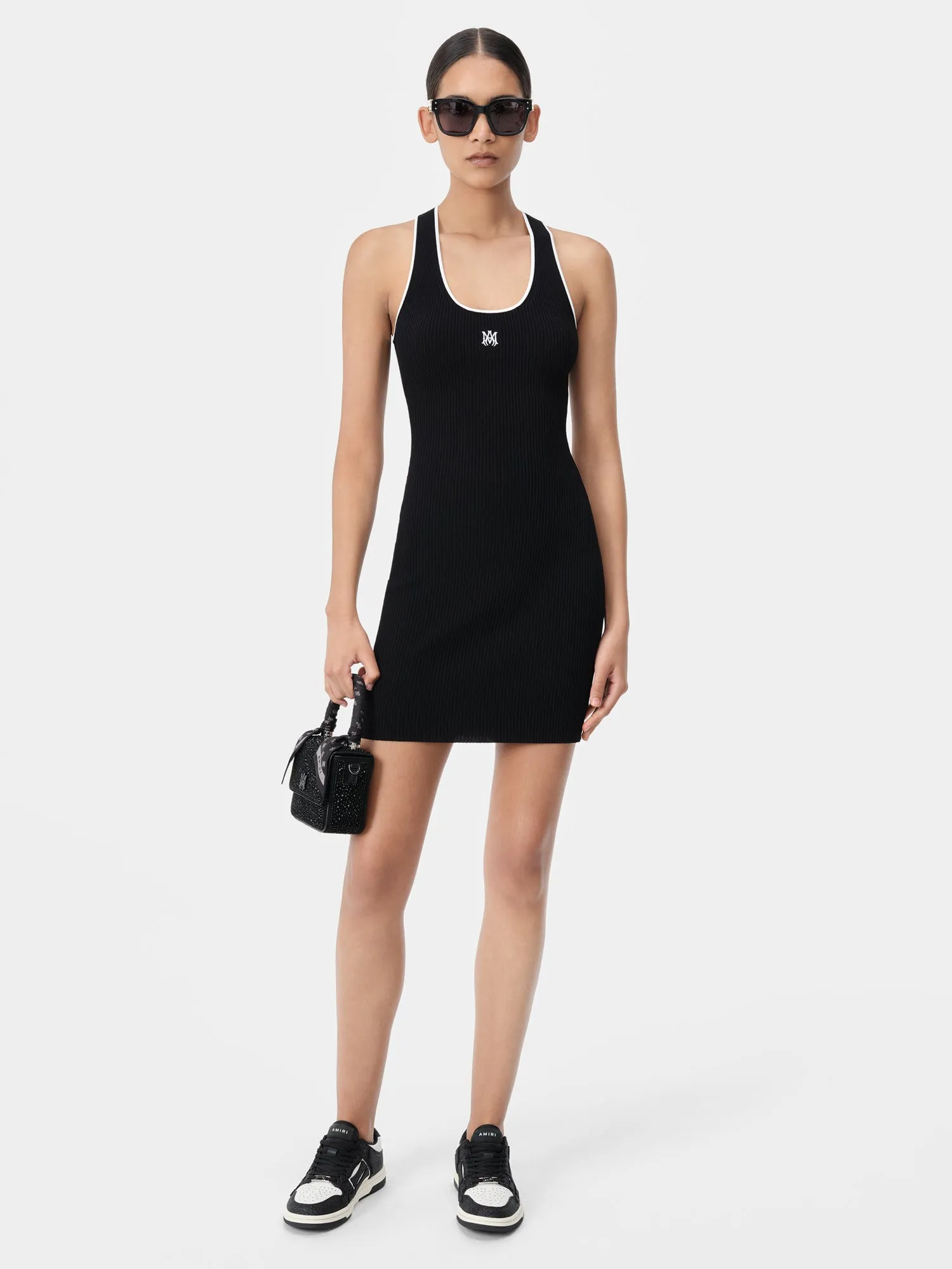 WOMEN - WOMEN'S MA MINI DRESS - Black sold by AMIRI