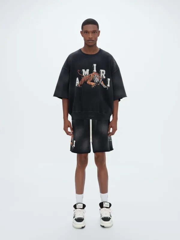 VINTAGE SS TIGER CREW - BLACK made by AMIRI
