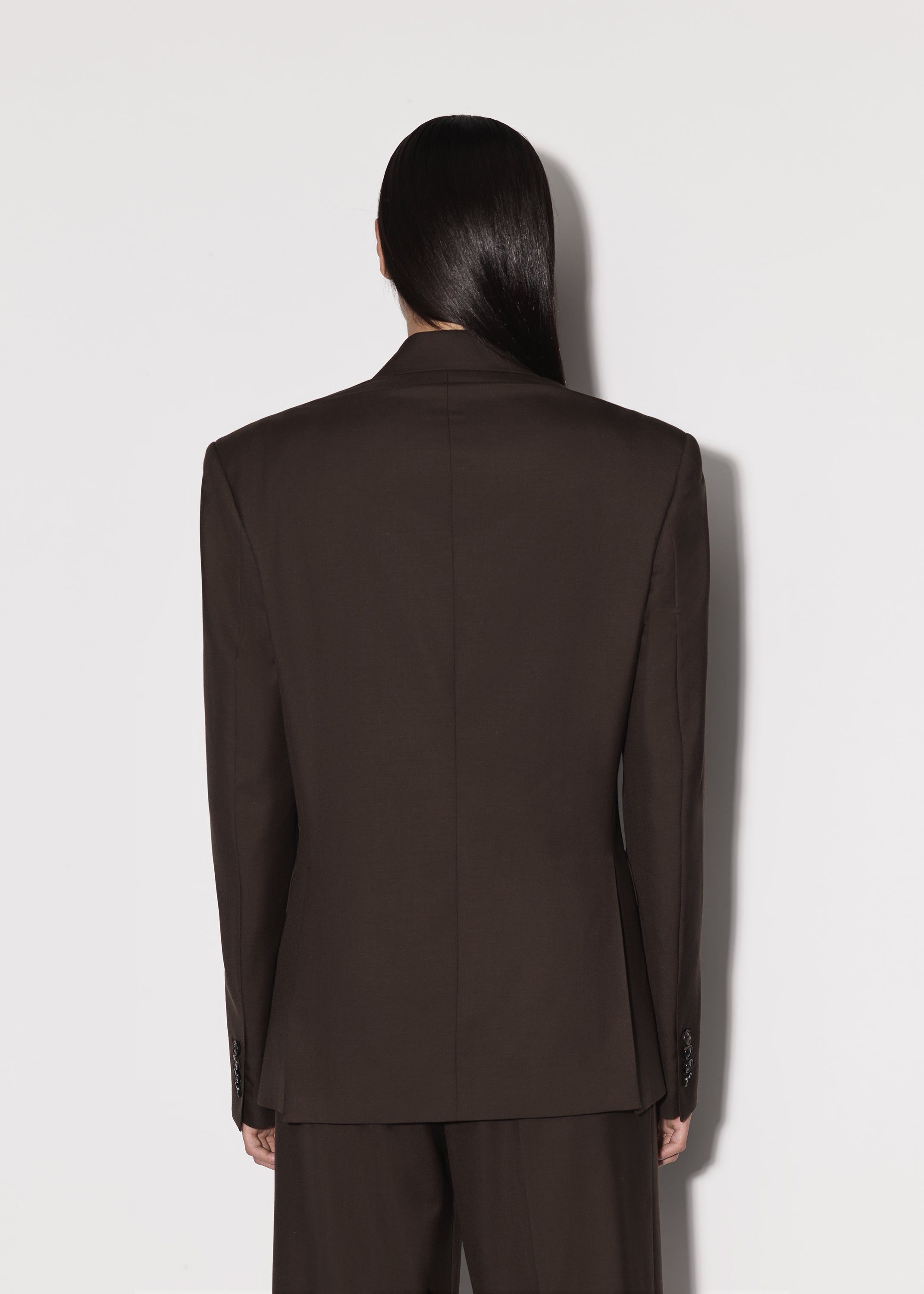 WOMEN - OVERSIZED DOUBLE BREASTED BLAZER - BROWN sold by AMIRI product image thumbnail 5
